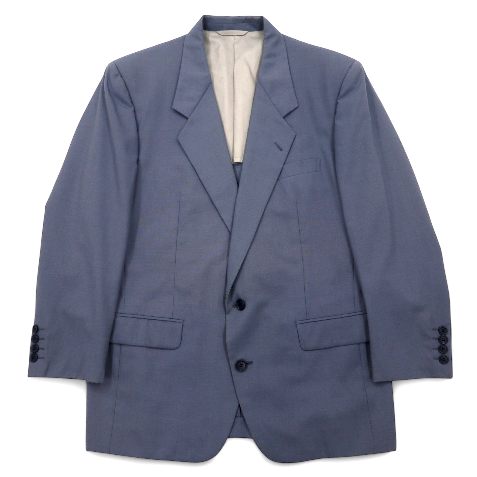 Christian Dior MONSIEUR anni '90 - Giacca sartoriale vecchia 2 bottoni, M, grigia, in lana
