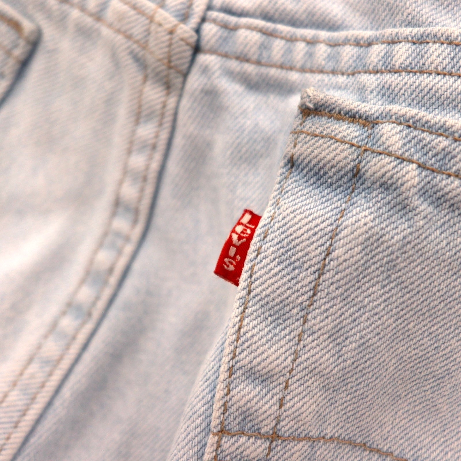 Levi's anni '90, Made in USA, 550 RELAXED FIT, jeans affusolati, taglia XL, blu, cerniera, 550-4804