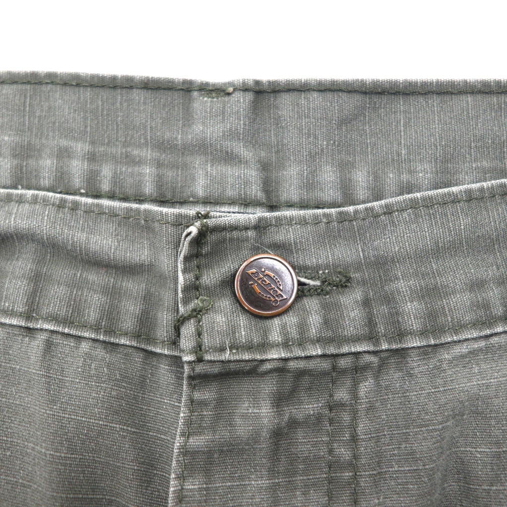 Dickies リラックスフィット リップストップ カーペンター ショートパンツ ハーフパンツ XL カーキ WR825 メキシコ製