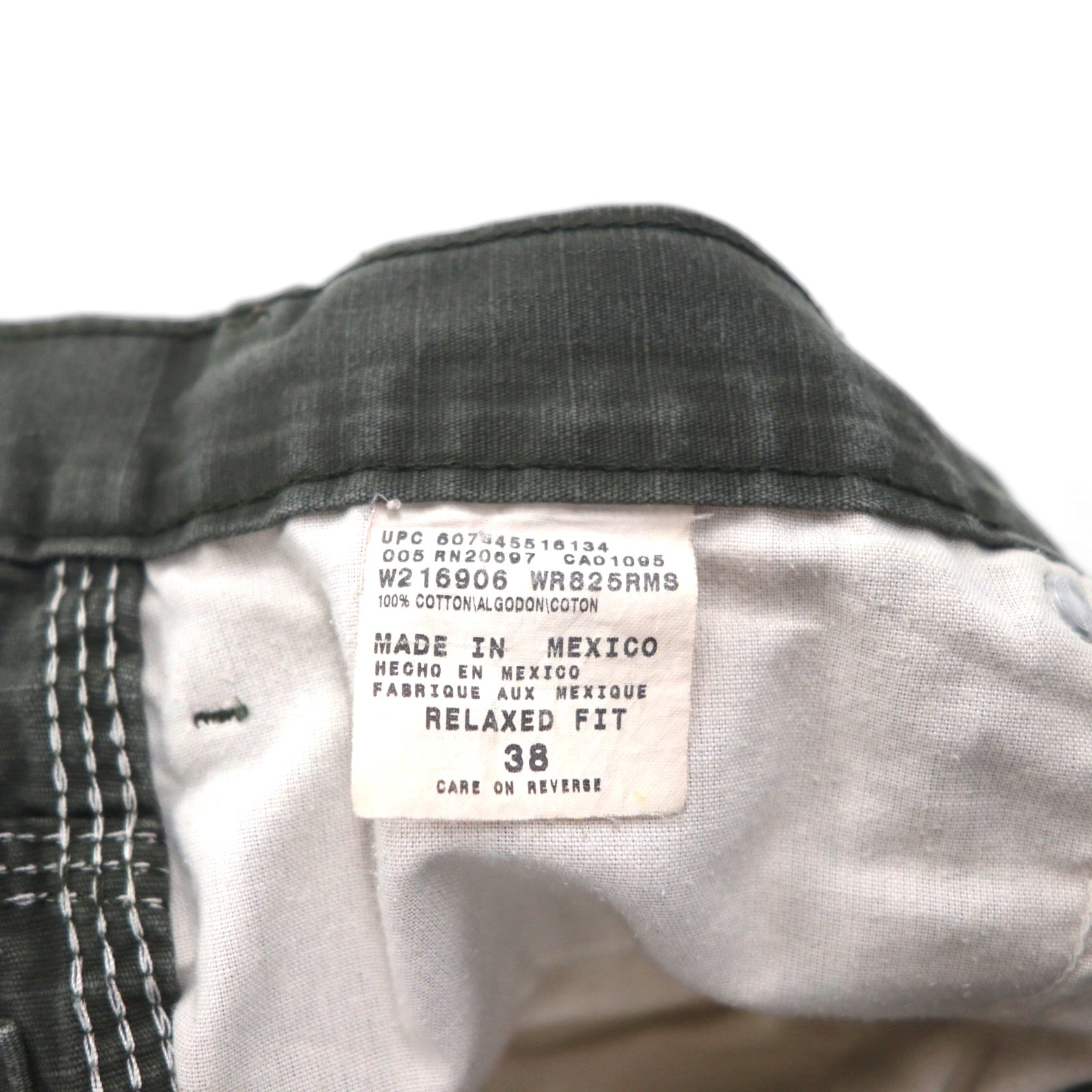 Dickies リラックスフィット リップストップ カーペンター ショートパンツ ハーフパンツ XL カーキ WR825 メキシコ製