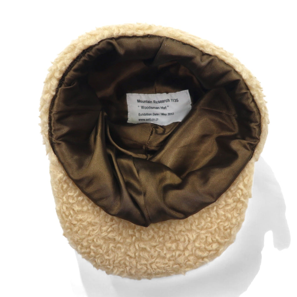 Mountain Research Berretto aviatore in pile Woodsman Hat M Beige Scaldaorecchie Paraorecchie
