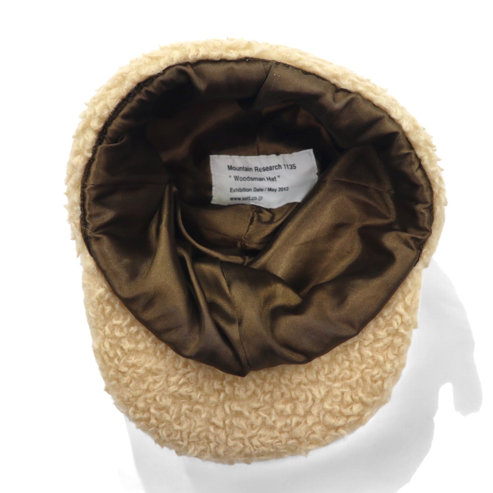 Mountain Research Berretto aviatore in pile Woodsman Hat M Beige Scaldaorecchie Paraorecchie