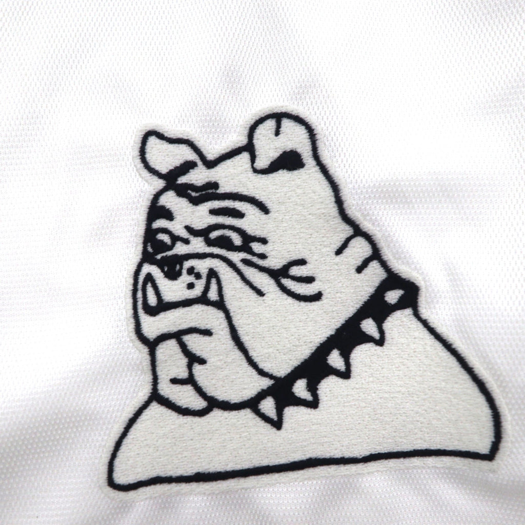 BLACKWEIRDOS Maglia in poliestere Giacca Tuta FREE Bianca Patch Bottoni a pressione
