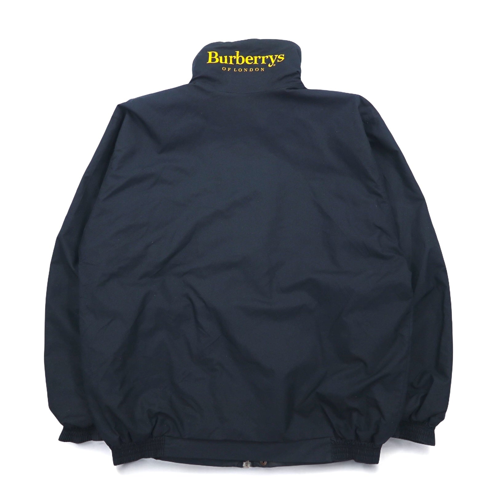 Burberrys anni '90, Made in England, giacca a vento, giacca sportiva, bomber, taglia L, colore nero