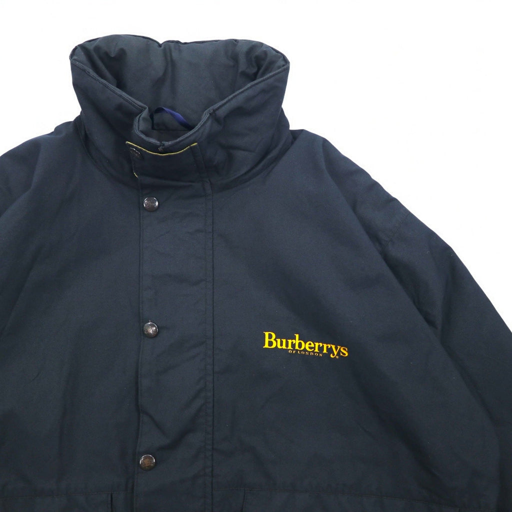 Burberrys anni '90, Made in England, giacca a vento, giacca sportiva, bomber, taglia L, colore nero