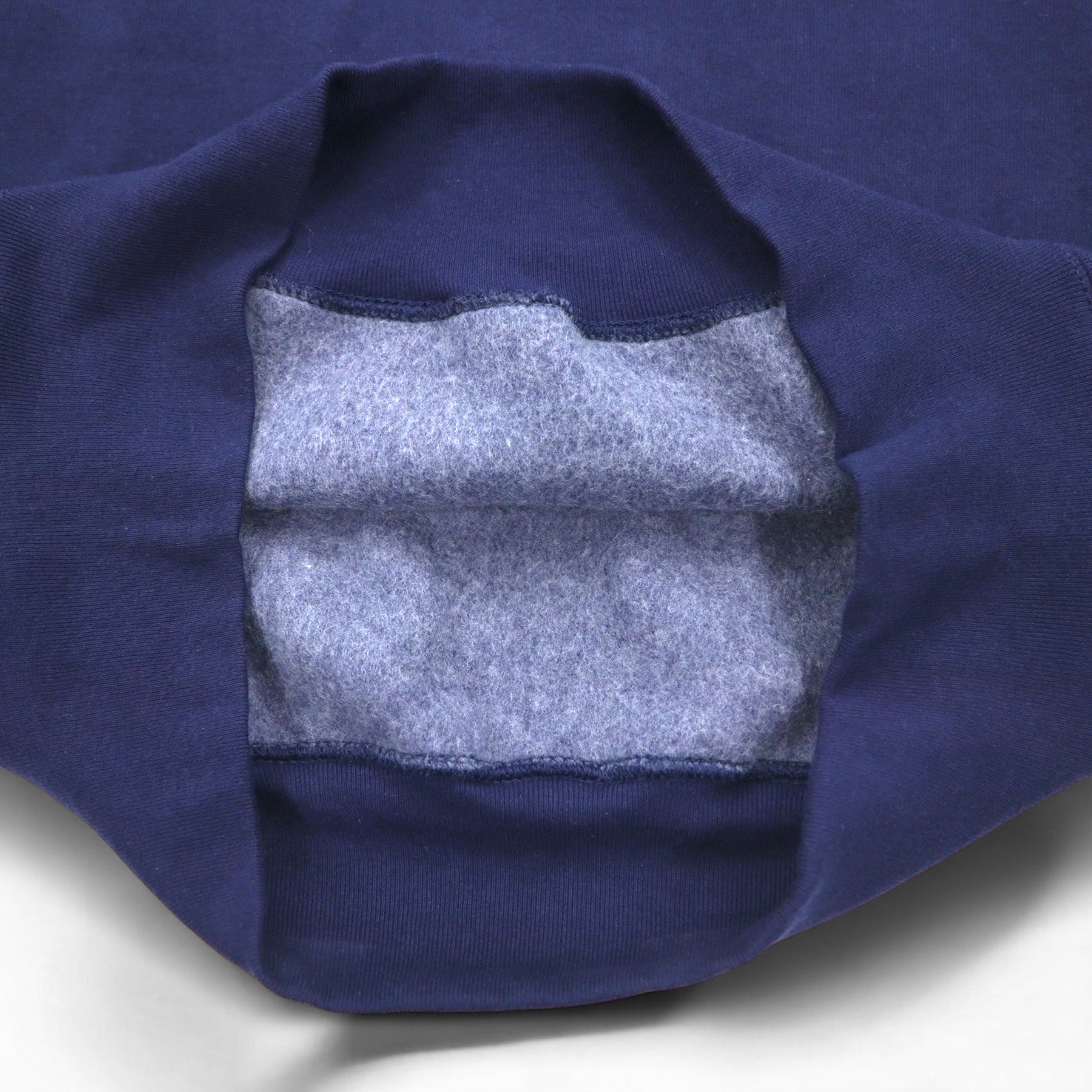 FRUIT OF THE LOOM Anni '90 Made in USA Felpa SUPER COTTON L Blu Navy Interno felpato SKYJACK Ricamo monologo
