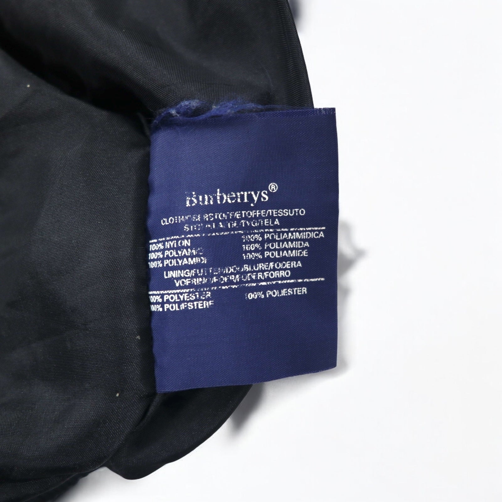 Burberrys anni '90, Made in England, giacca a vento, giacca sportiva, bomber, taglia L, colore nero
