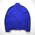 Polo Ralph Lauren 90年代 リバースウィーブ スウェット トラックジャケット ジャージ M ブルー スモールポニー刺繡 スタンドカラー