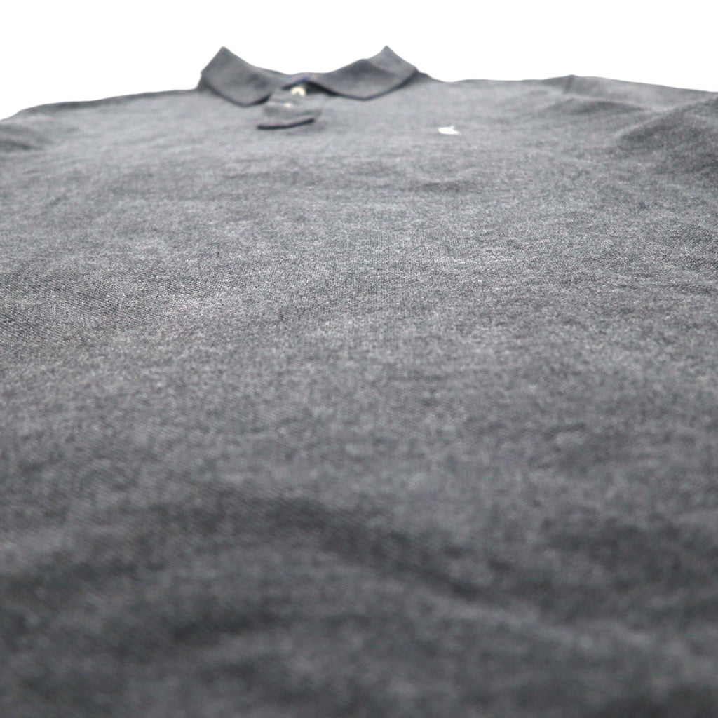 POLO RALPH LAUREN Polo, XL, grigio, cotone piquet, ricamo piccolo pony