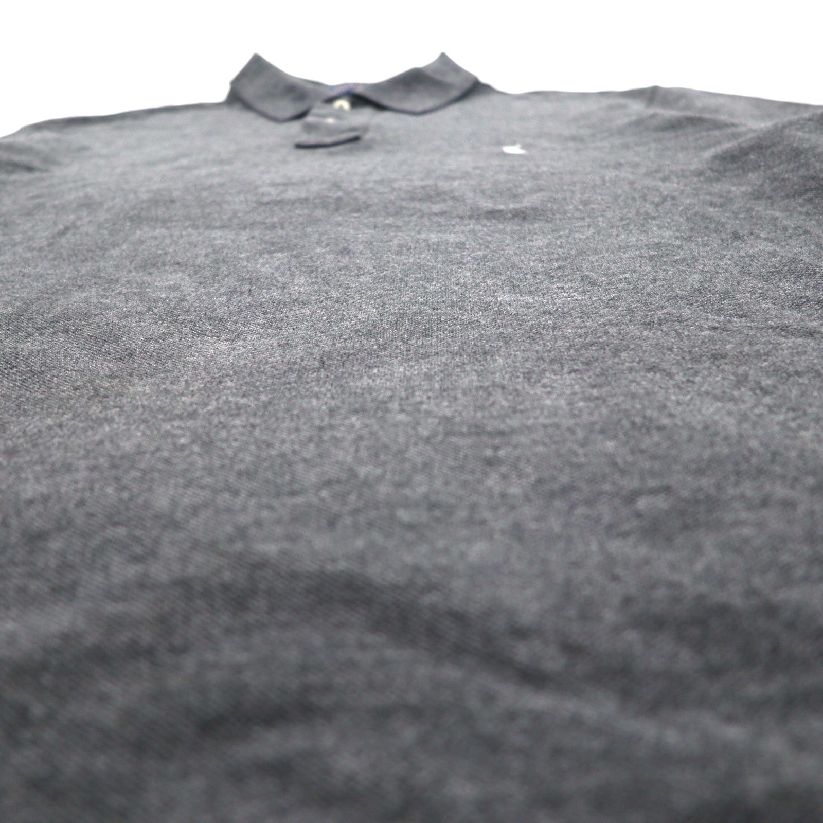 POLO RALPH LAUREN Polo, XL, grigio, cotone piquet, ricamo piccolo pony
