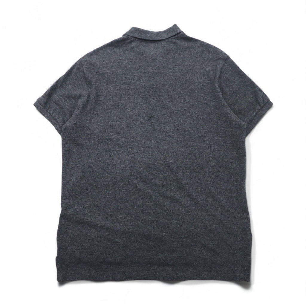 POLO RALPH LAUREN Polo, XL, grigio, cotone piquet, ricamo piccolo pony