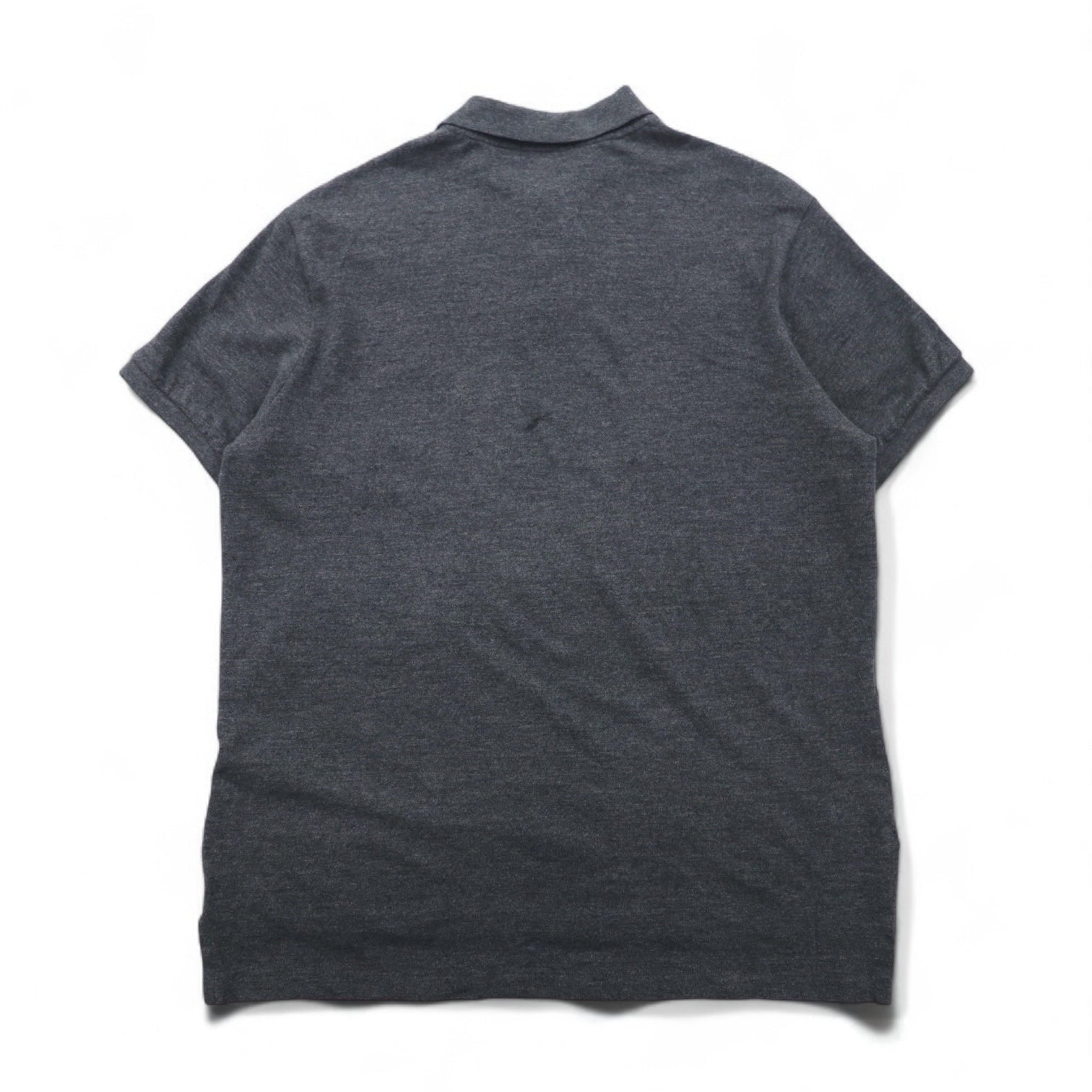 POLO RALPH LAUREN Polo, XL, grigio, cotone piquet, ricamo piccolo pony