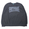 Champion カレッジ プリント スウェット XXL グレー コットン 裏起毛 CENTENARY COLLEGE ビッグサイズ ホンジュラス製