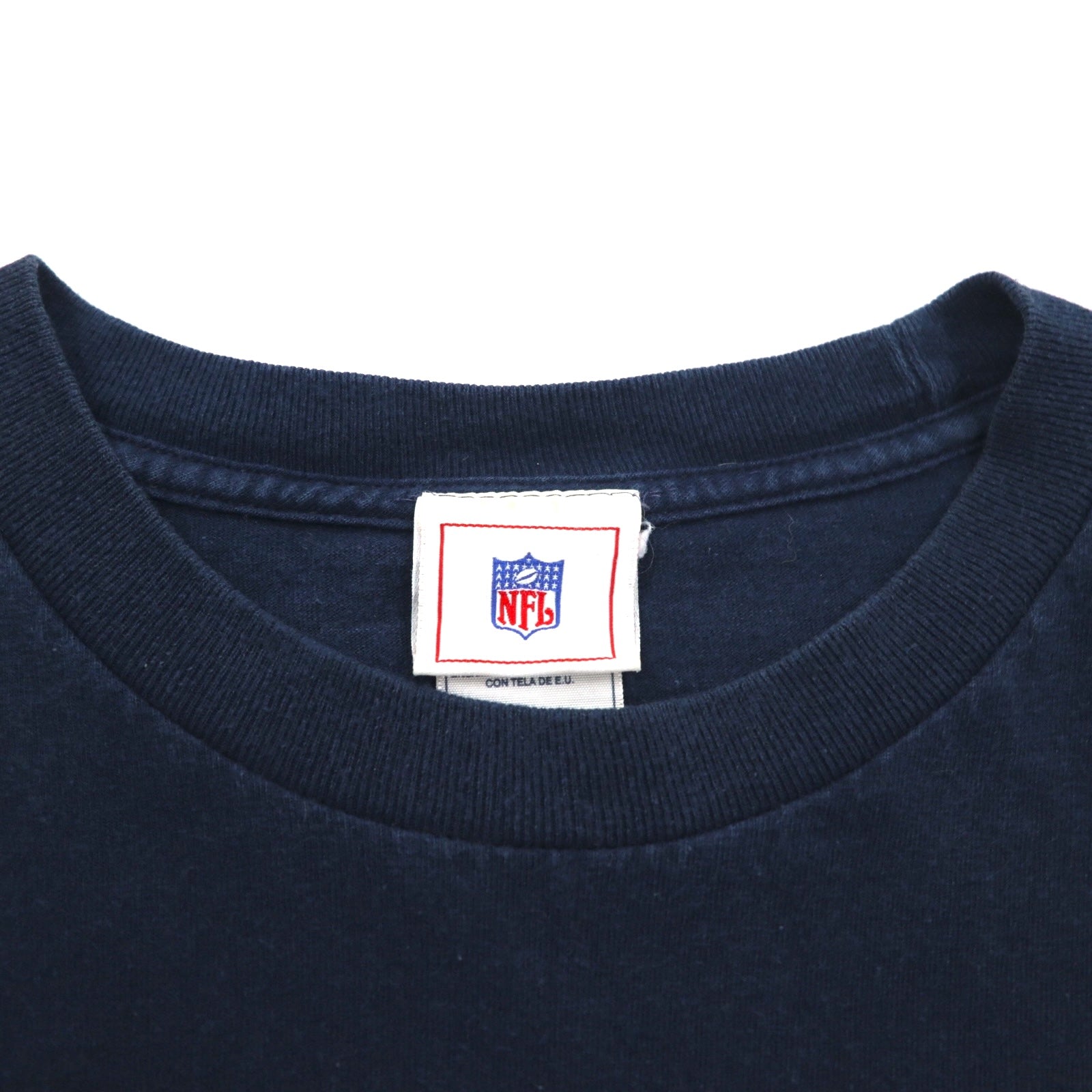 NFL CHICAGO BEARS T-shirt anni '90, taglia XL, blu navy, cotone, Made in El Salvador