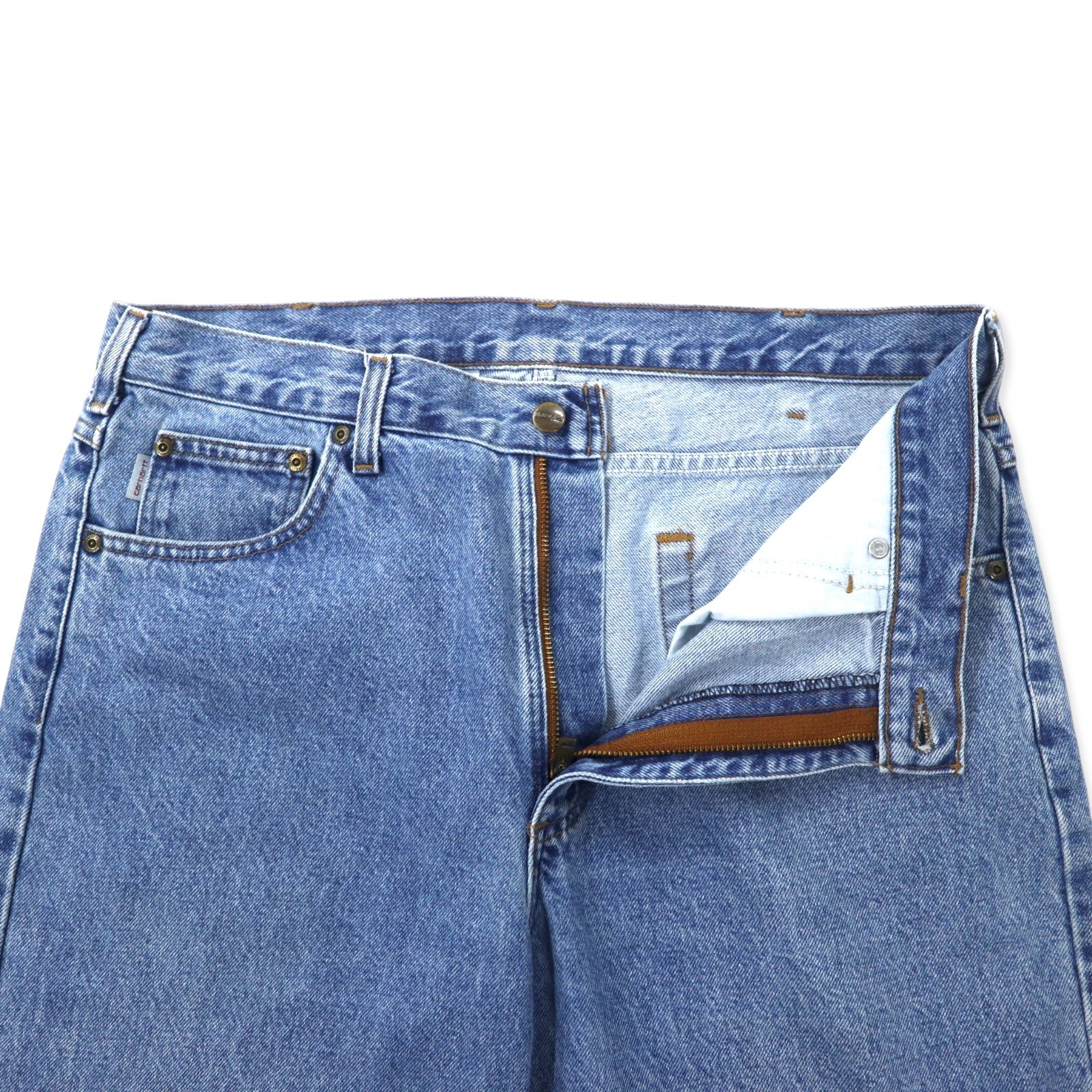 Carhartt Jeans affusolati a vestibilità morbida 36 blu cotone RELAXED-FIT TAPERED JEAN Jeans B17 Fabbricati in Nicaragua