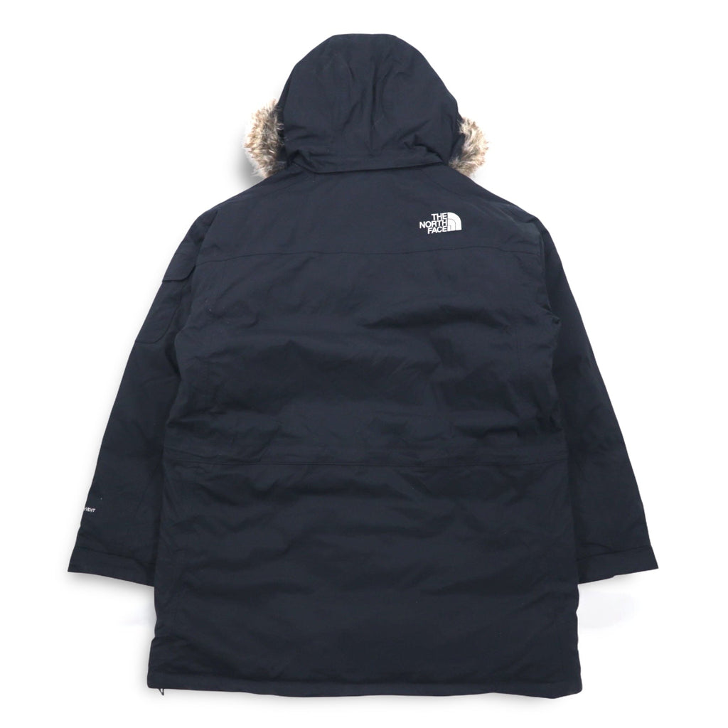 THE NORTH FACE McMurdo Parka piumino XL nero HYVENT impermeabile pelliccia cappuccio rimovibile taglia USA