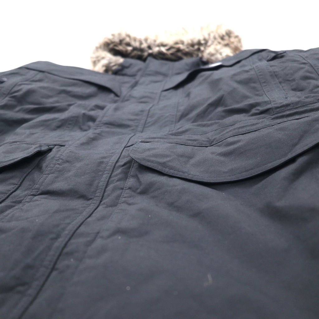 THE NORTH FACE McMurdo Parka piumino XL nero HYVENT impermeabile pelliccia cappuccio rimovibile taglia USA