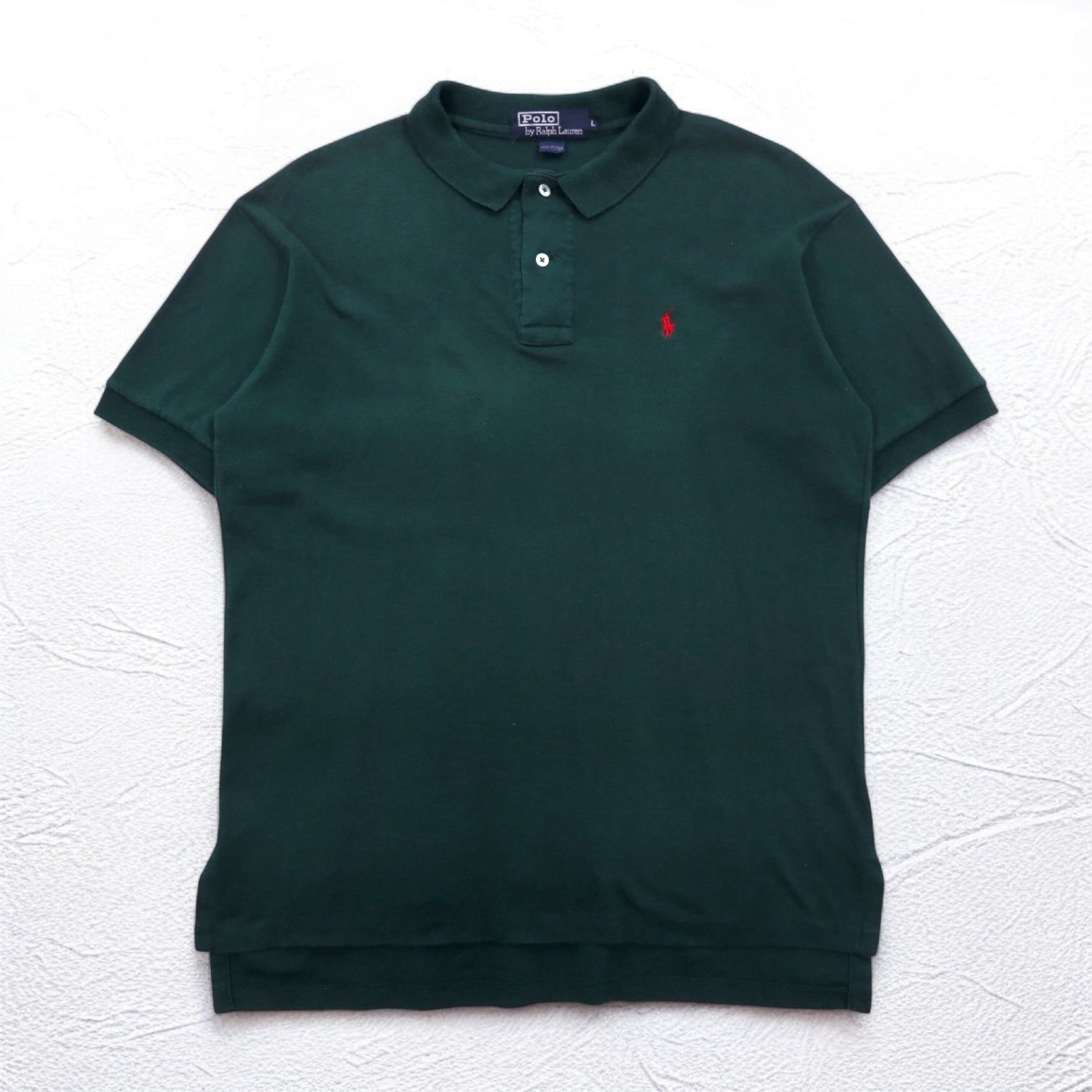 Polo by Ralph Lauren 90年代 USA製 ポロシャツ L グリーン コットン スモールポニー刺繍