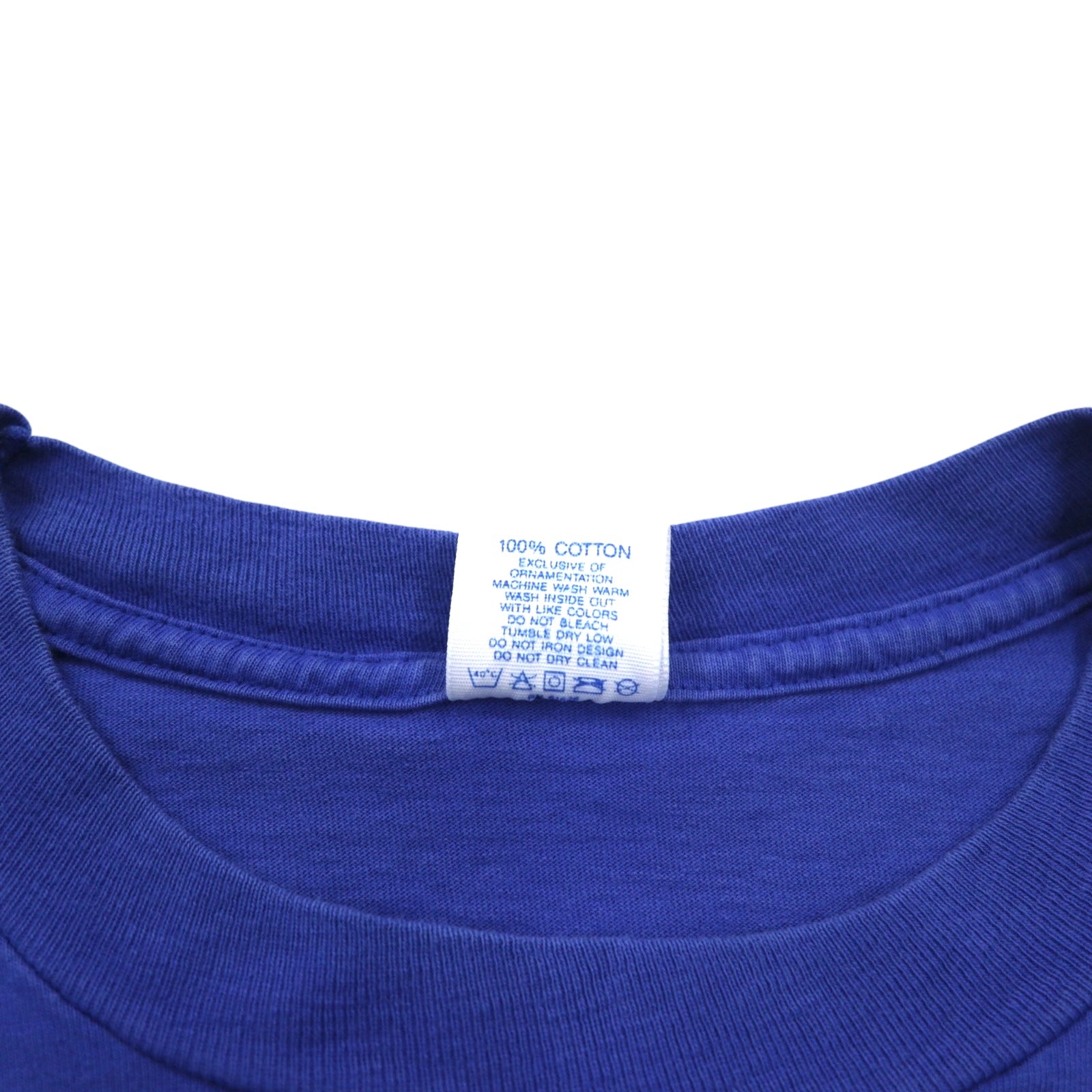 Velva Sheen anni '90, Made in USA, MICKEY Mouse ricamato, T-shirt XL, blu, Disney