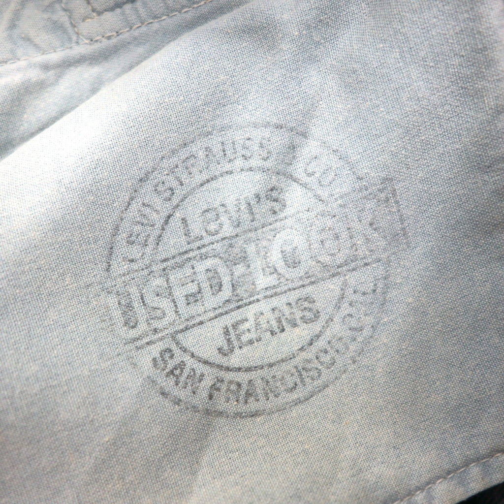 Y.A.R.N. × Levi's 501 anni '90 Jeans in denim all'uncinetto con stelle STAR DENIM M Indaco Blu Fatto a mano