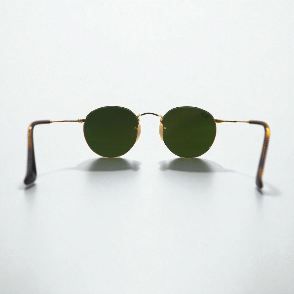 Ray-Ban ラウンドメタル ROUND METAL サングラス ゴールド ミラーレンズ RB3447-N 001/8O 50-21 145 3N イタリア製