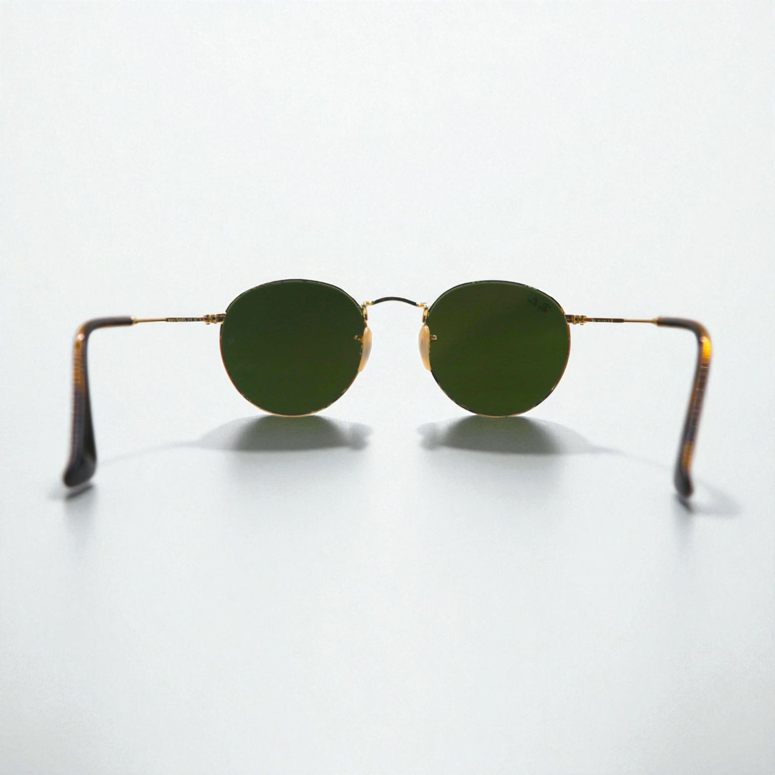 Ray-Ban ラウンドメタル ROUND METAL サングラス ゴールド ミラーレンズ RB3447-N 001/8O 50-21 145 3N イタリア製