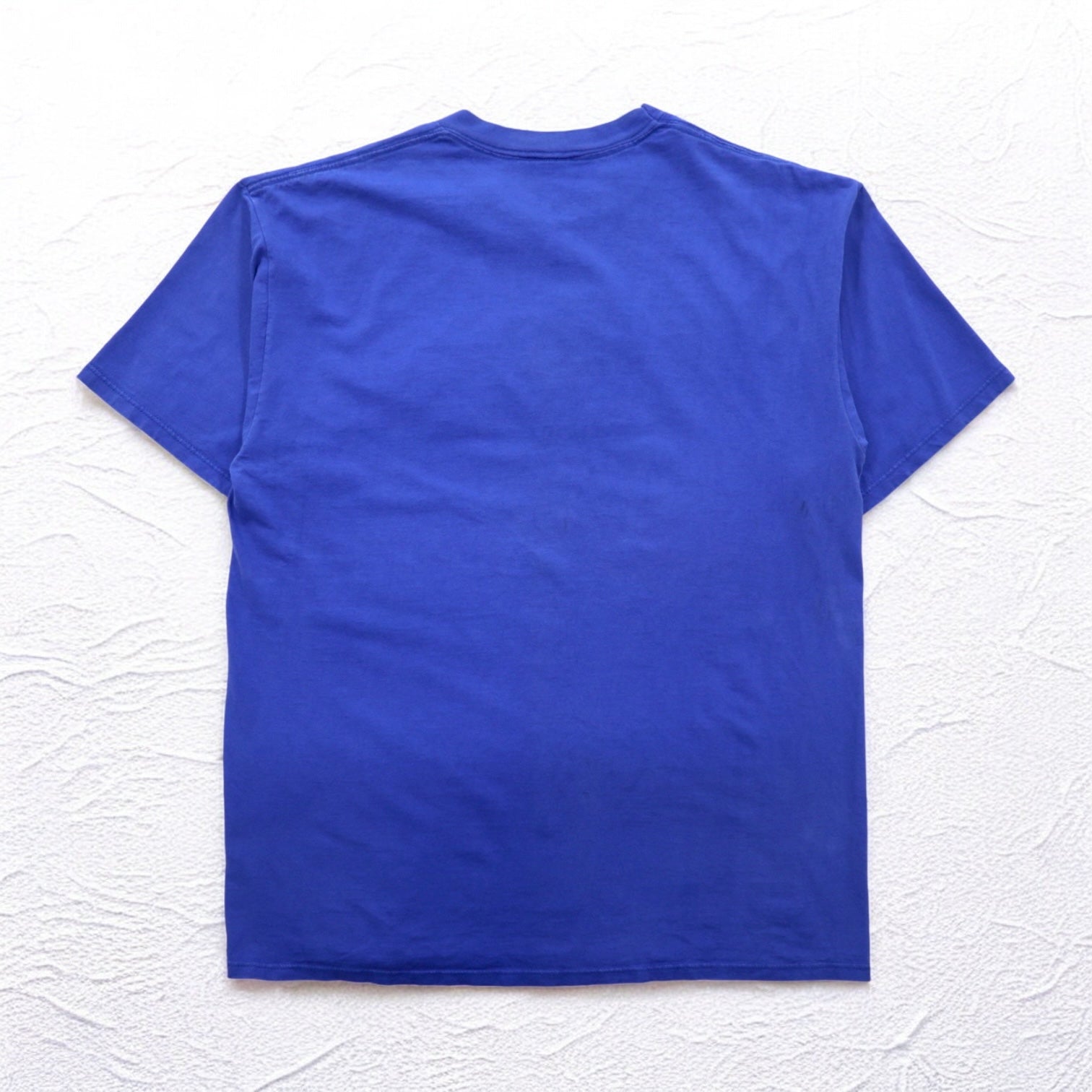 Velva Sheen anni '90, Made in USA, MICKEY Mouse ricamato, T-shirt XL, blu, Disney