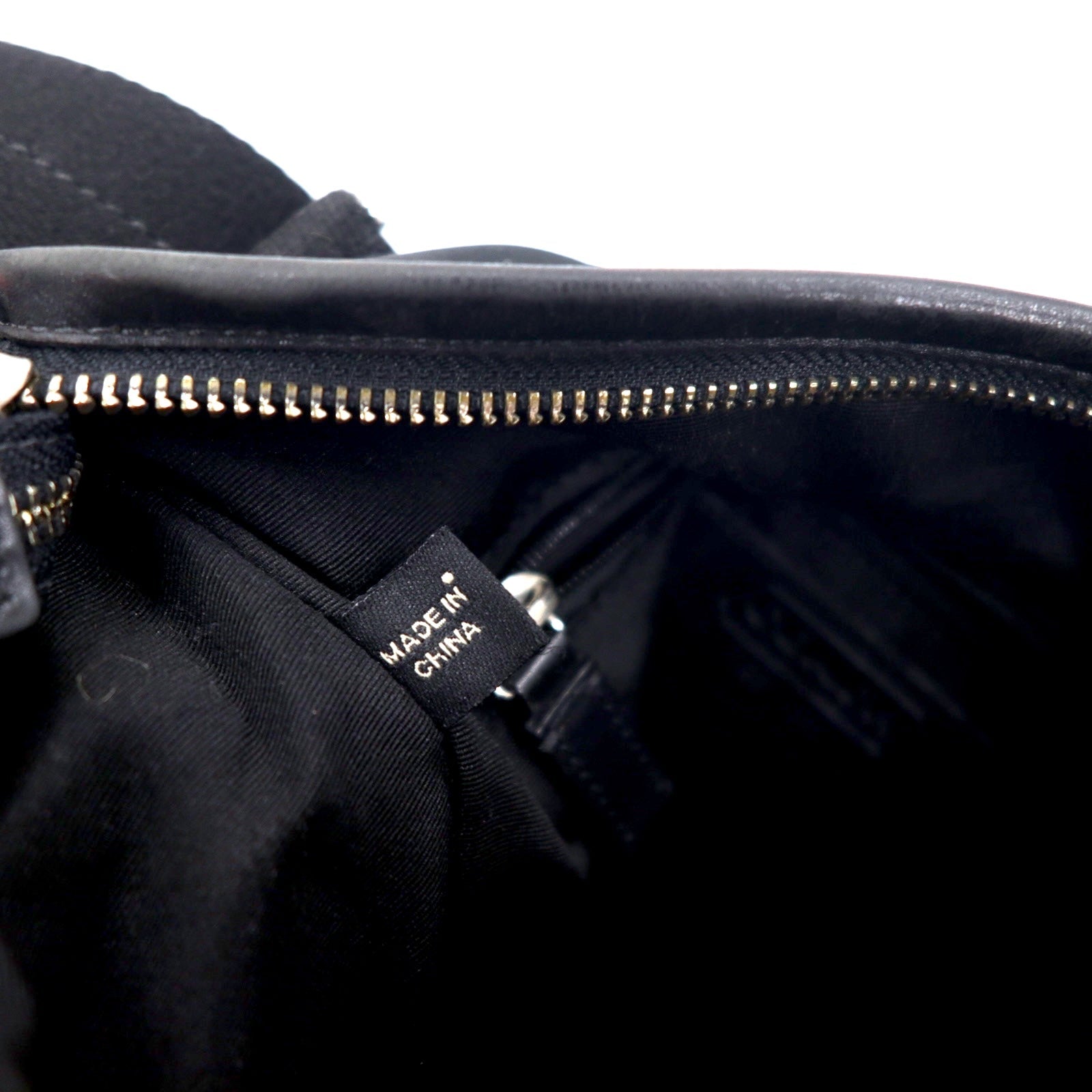 Borsa a tracolla COACH in pelle, mini firma, nera, nylon, F70597