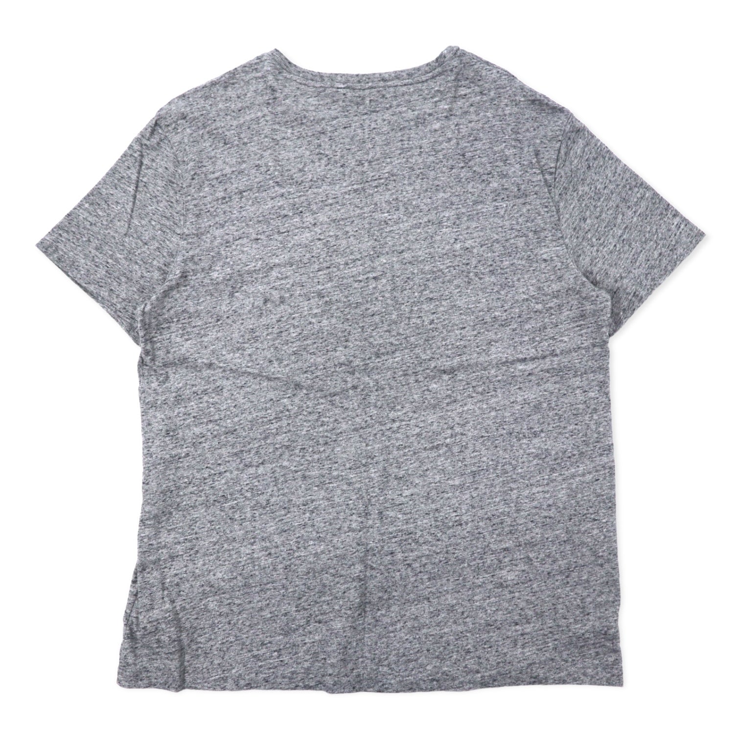 POLO RALPH LAUREN T-shirt girocollo L grigio cotone ricamo pony piccolo