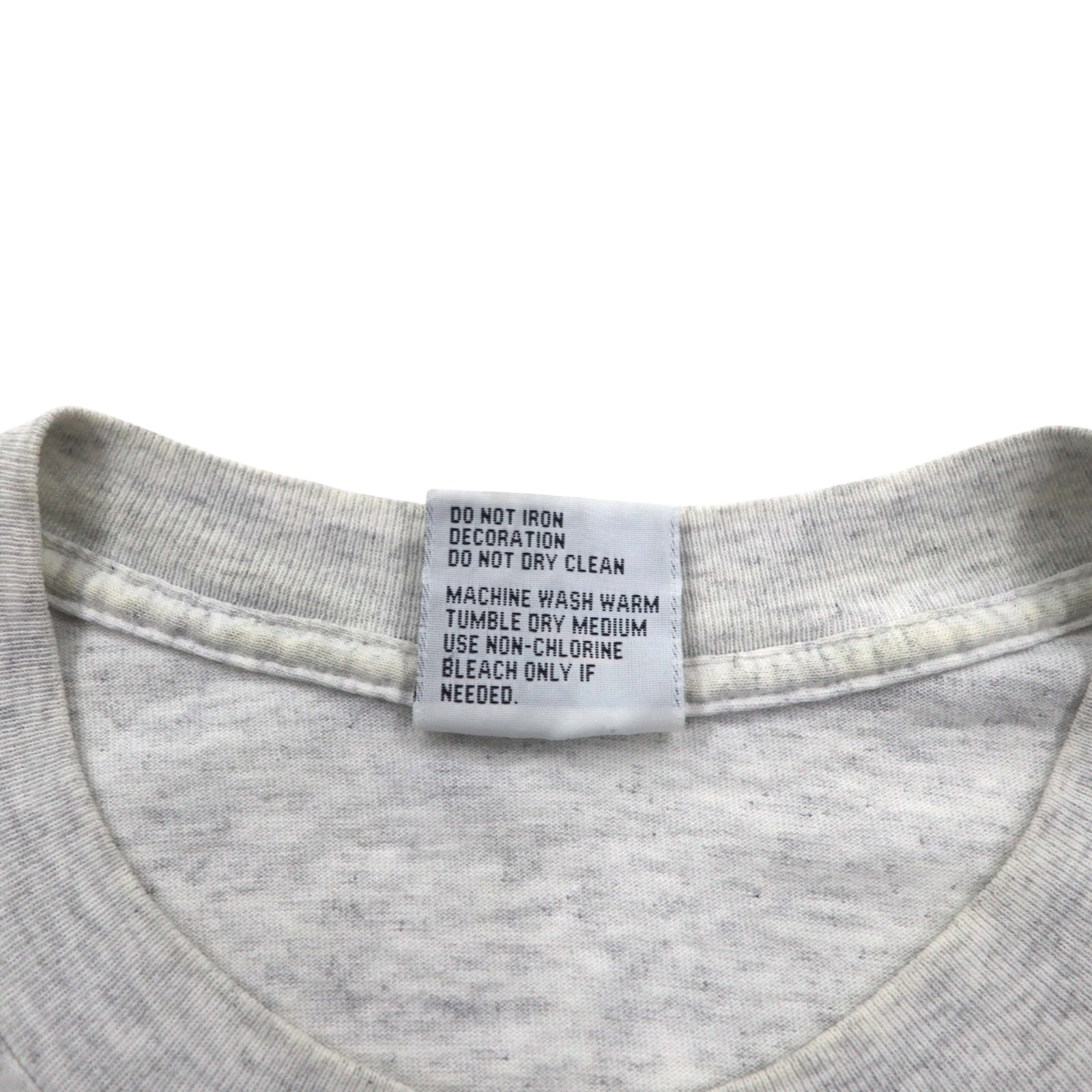 ISLAND GEAR Anni '90 USA Cucitura singola T-shirt stampata XL Grigio Cotone MARCO ISLAND