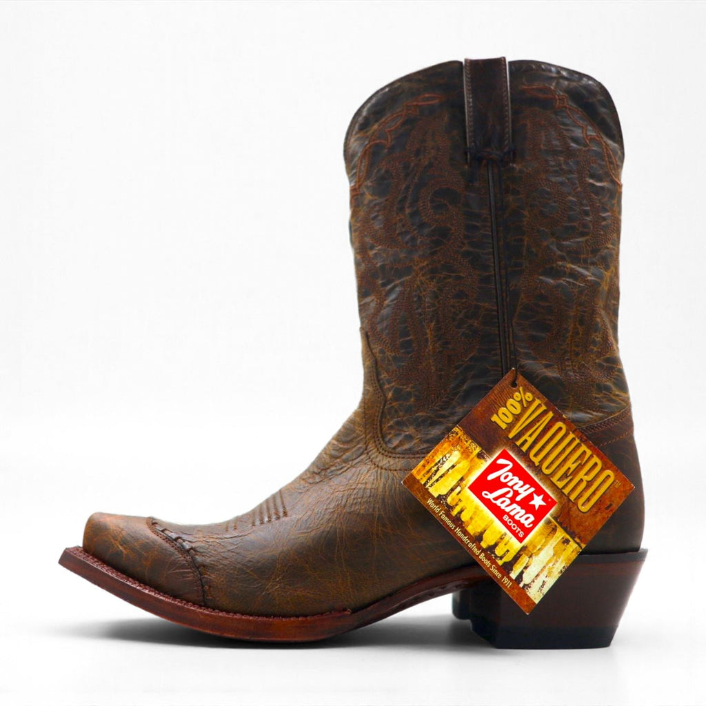 Tony Lama ウエスタンブーツ 25cm ナロースクエアトゥ Women’s Western Sierra Goldrush 刺繍 デッドストック 未使用品 VF6009 Vaquero メキシコ製