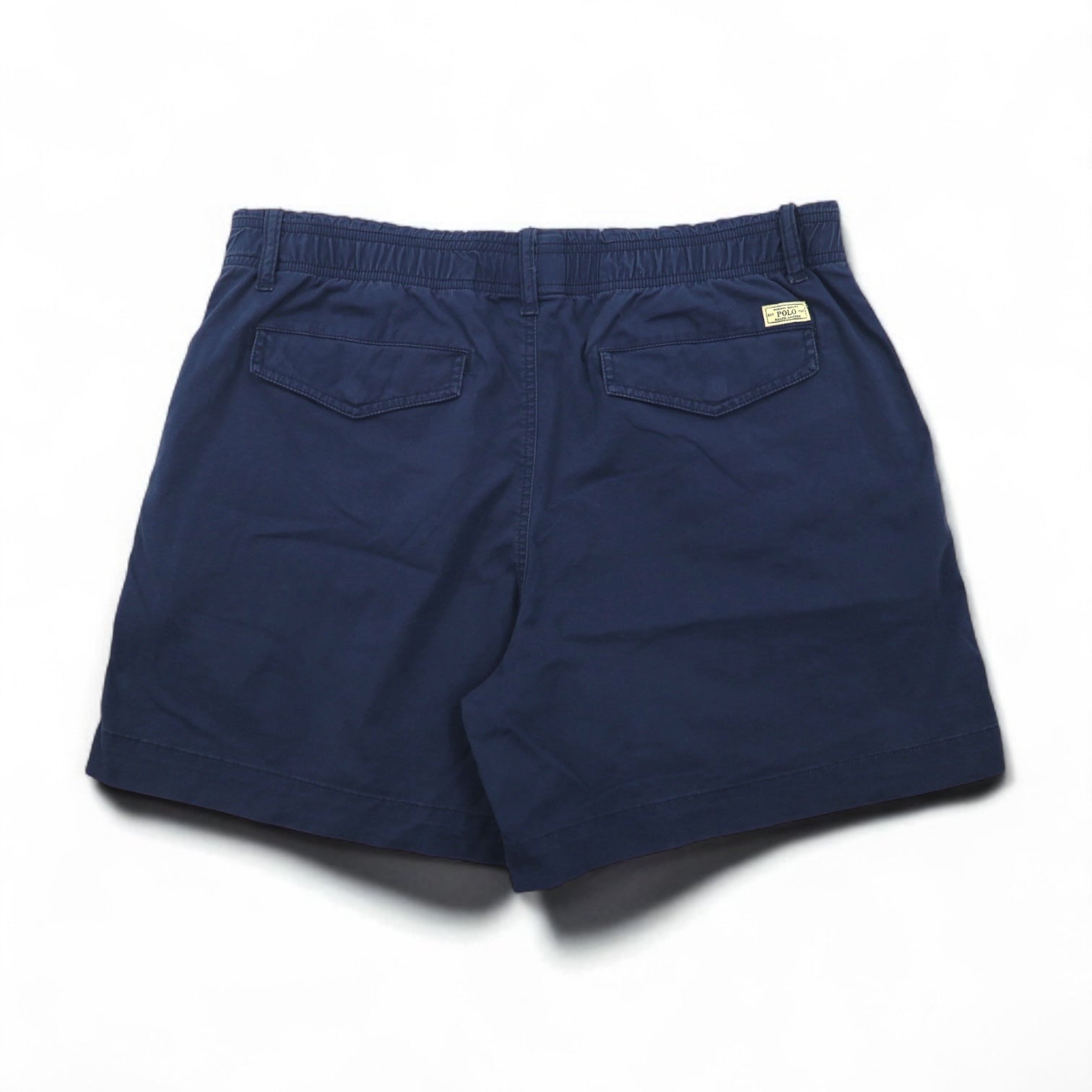 POLO RALPH LAUREN Pantaloncini corti elasticizzati easy fit L blu navy cotone