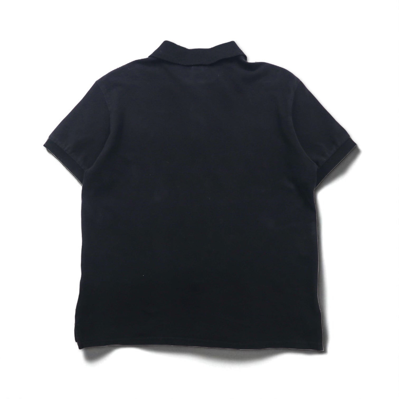 Polo by Ralph Lauren Polo anni '90 XL Nera Cotone Piqué Piccolo ricamo pony