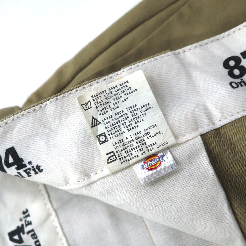 Dickies 874 Pantaloni Chino XL Beige Poliestere Cotone ORIGINAL FIT Fabbricati in Honduras