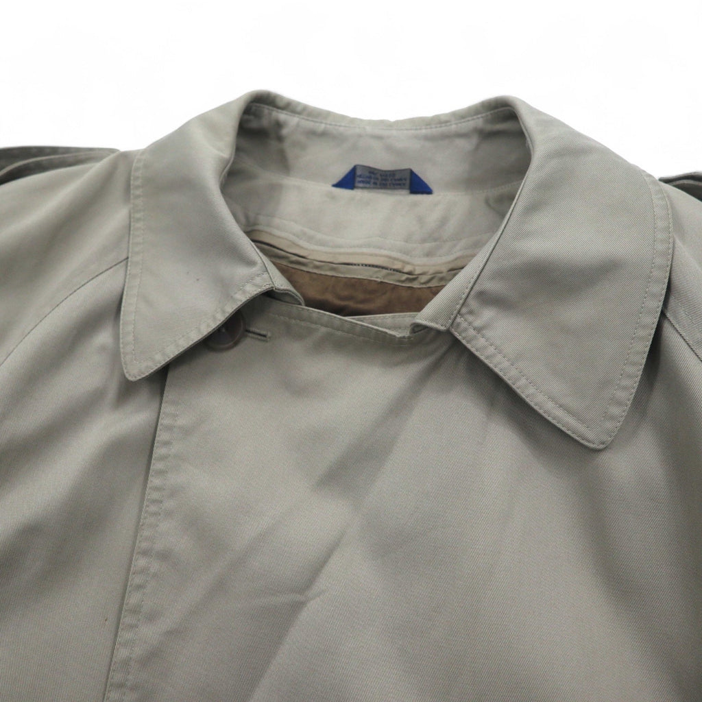 TOWN CRAFT anni '90 trench doppiopetto M beige con fodera rimovibile e cintura, prodotto in Sri Lanka