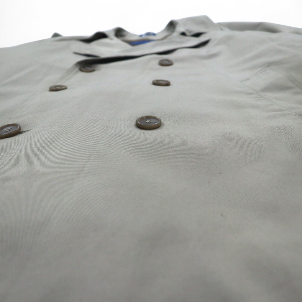 TOWN CRAFT anni '90 trench doppiopetto M beige con fodera rimovibile e cintura, prodotto in Sri Lanka