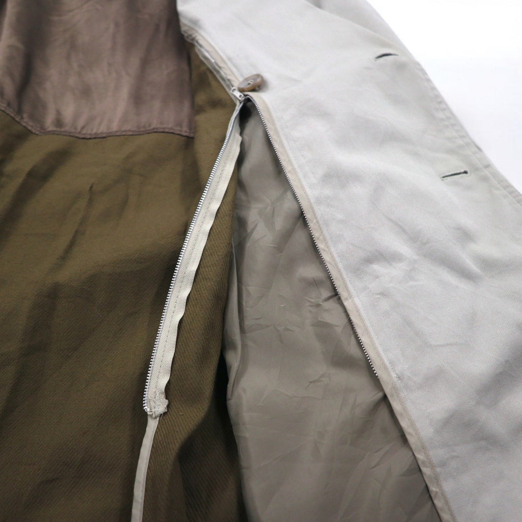 TOWN CRAFT anni '90 trench doppiopetto M beige con fodera rimovibile e cintura, prodotto in Sri Lanka