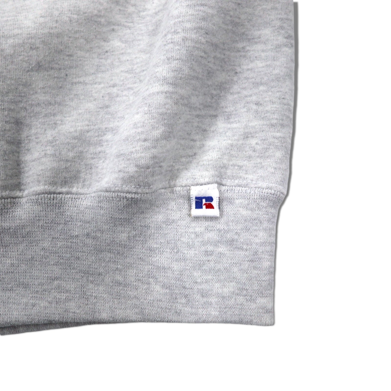 RUSSELL ATHLETIC USA製 90年代 カレッジ刺繍 スウェット L グレー コットン 裏起毛 フットボール FOWLER EAGLES