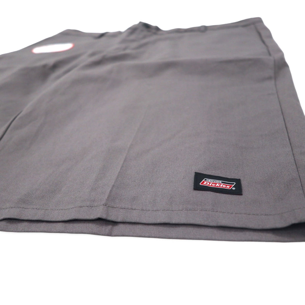 Dickies Pantaloncini da lavoro vestibilità comoda, 42, grigi, poliestere cotone FLEX, fabbricati in Honduras, nuovi