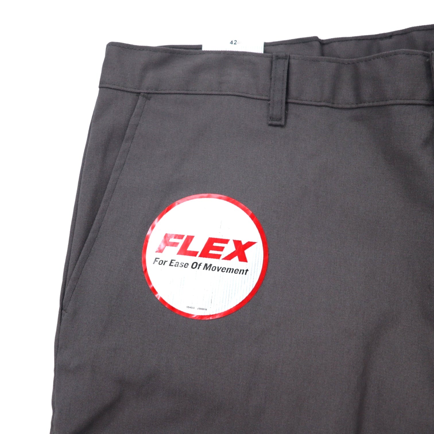 Dickies Pantaloncini da lavoro vestibilità comoda, 42, grigi, poliestere cotone FLEX, fabbricati in Honduras, nuovi