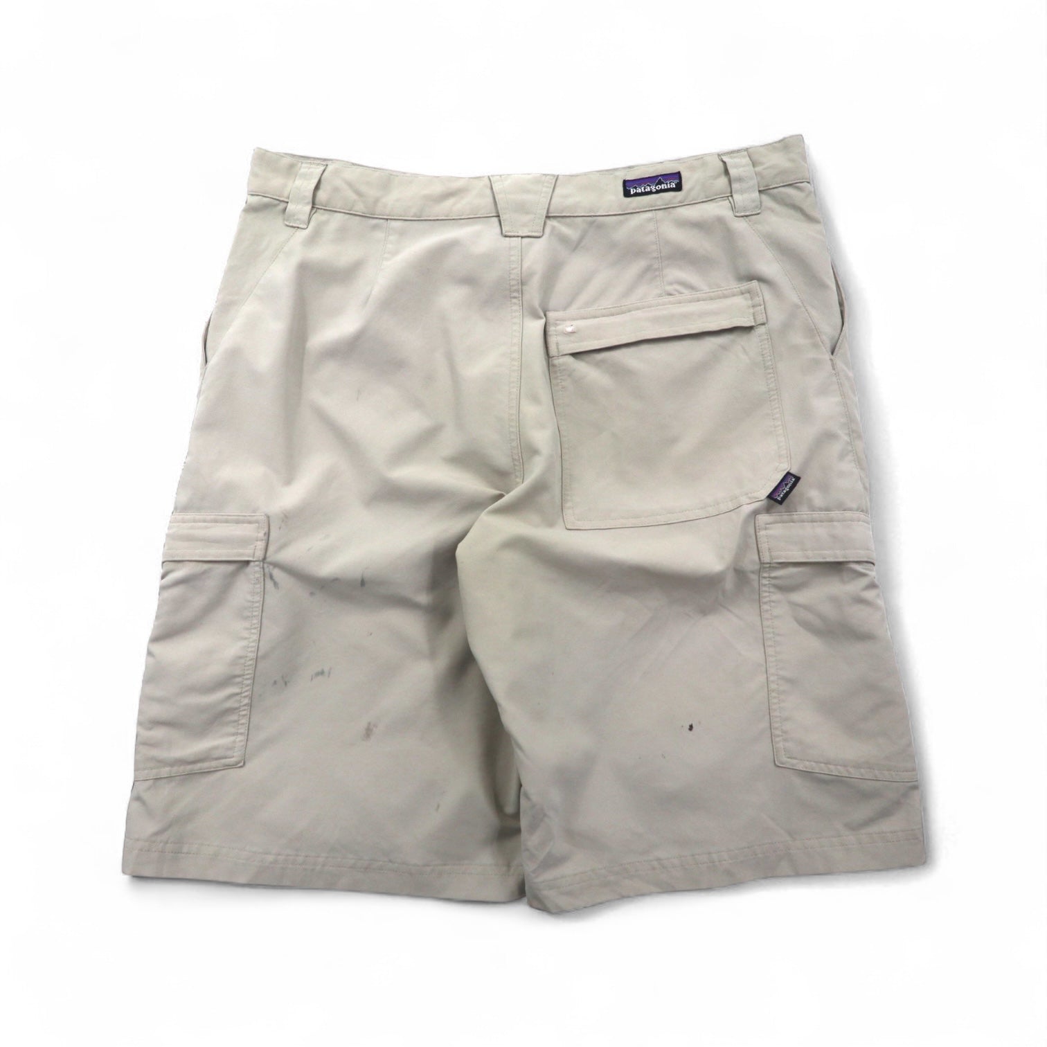 patagonia anni 2000 pantaloncini cargo corti L beige poliestere 11278