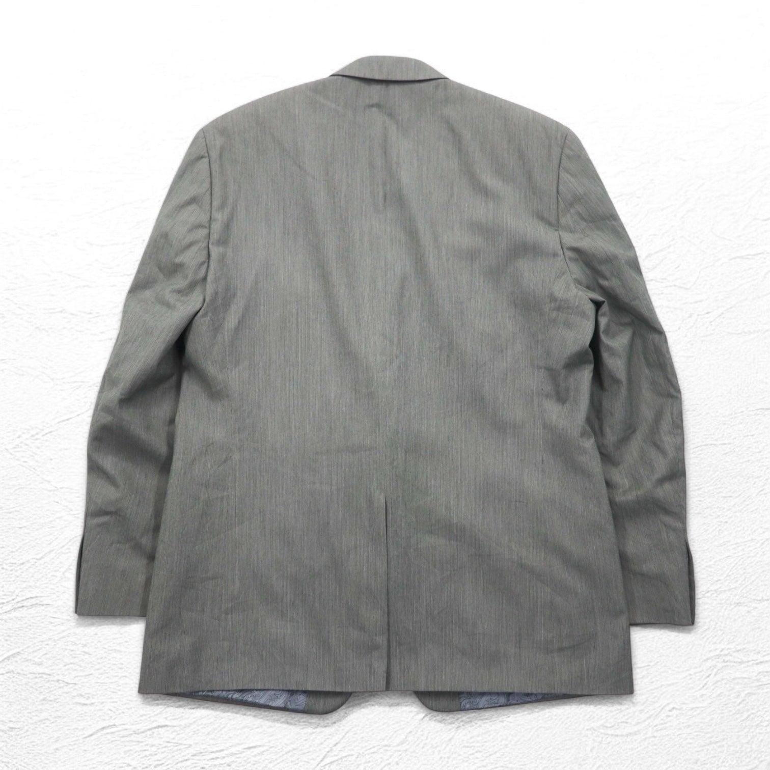 Giacca da completo sartoriale CHAPS 2B L grigio, fodera a fantasia Paisley