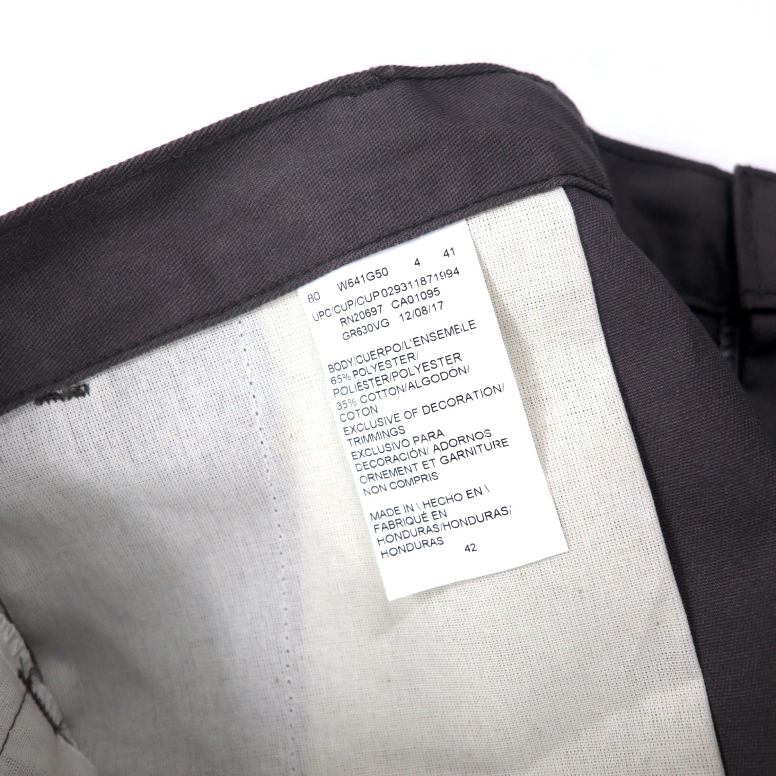 Dickies Pantaloncini da lavoro vestibilità comoda, 42, grigi, poliestere cotone FLEX, fabbricati in Honduras, nuovi