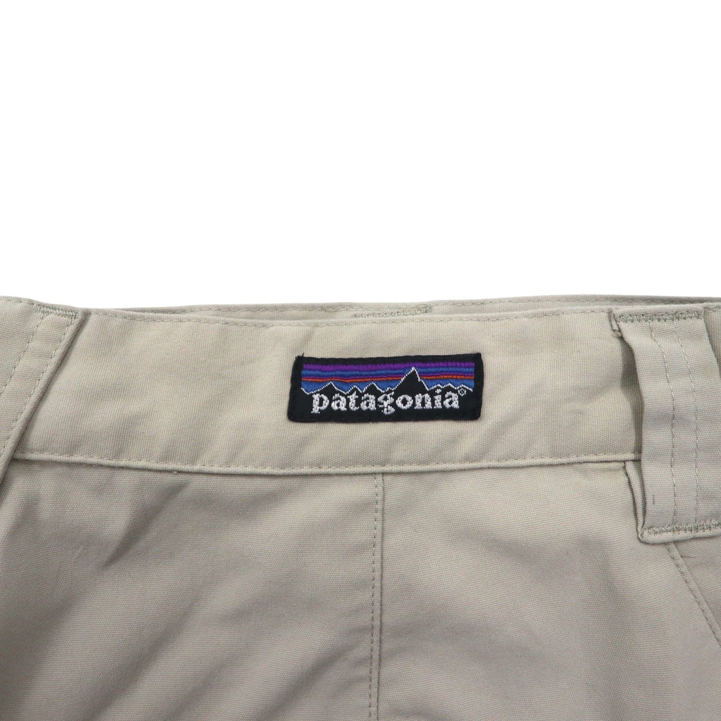 patagonia anni 2000 pantaloncini cargo corti L beige poliestere 11278