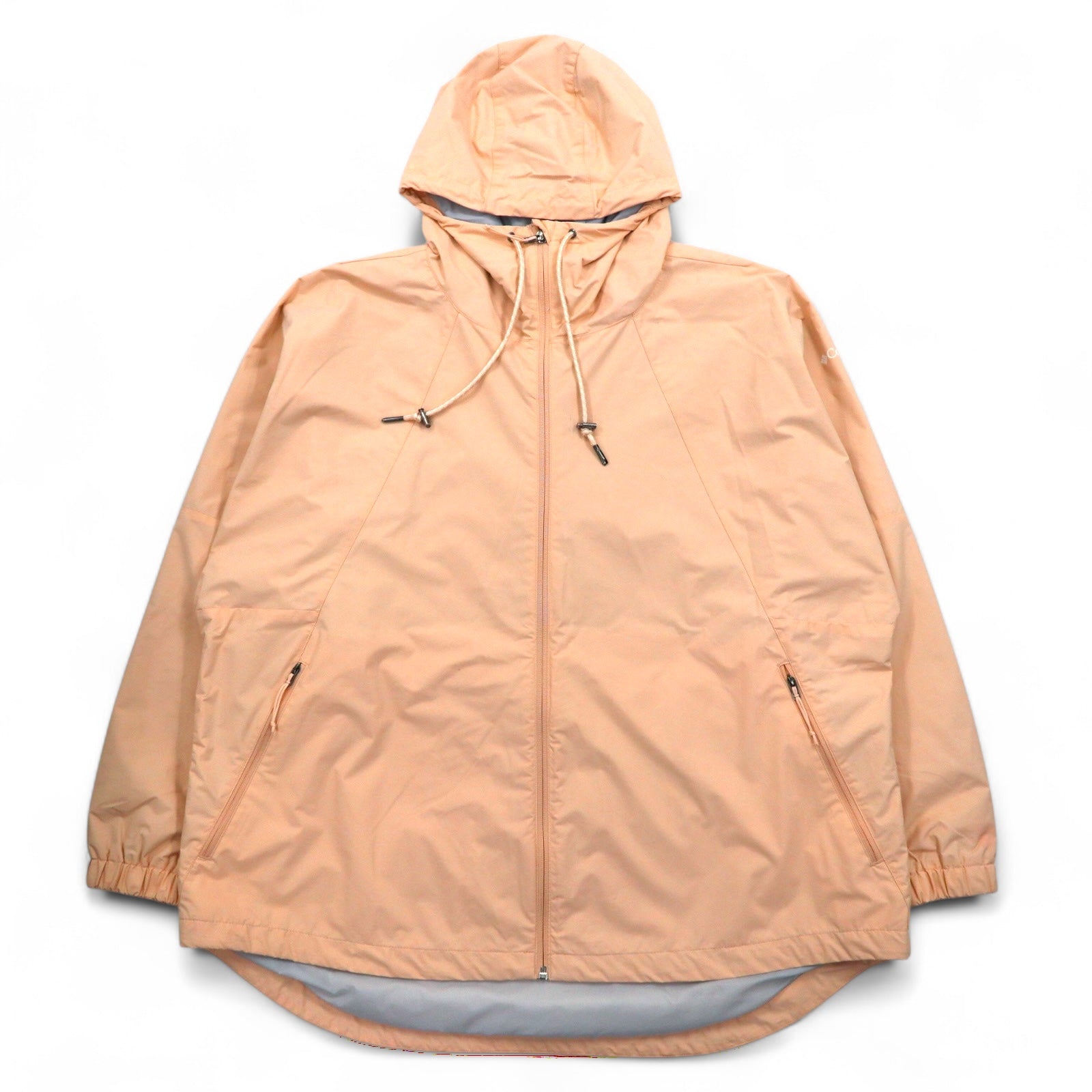 Giacca Columbia Parka Mountain Parka Giacca Antipioggia L Rosa Nylon Coulisse