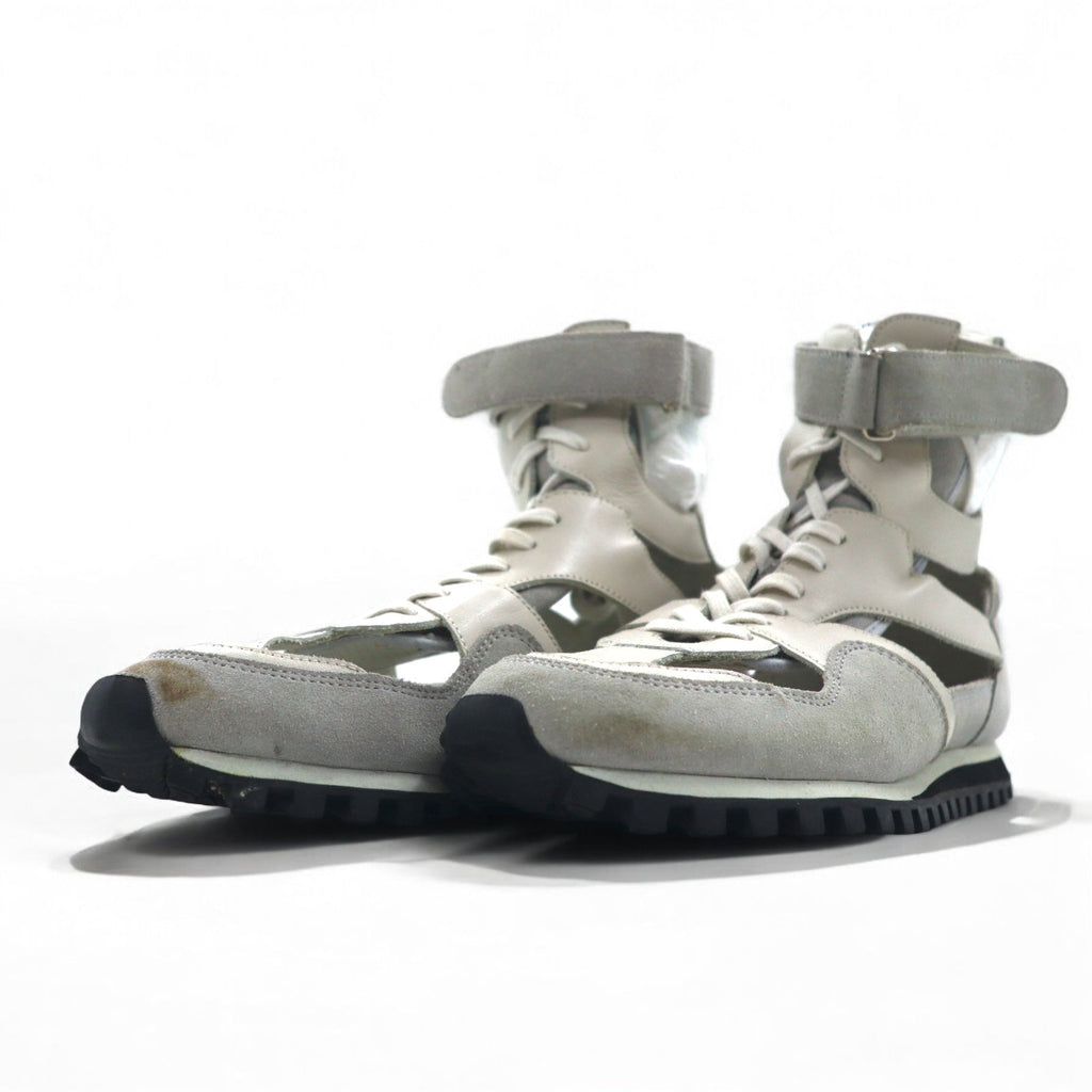 COMME des GARCONS HOMME PLUS × SPALWART Marathon High Sneakers 26cm Grigio Scamosciato High-Cut Gladiatore