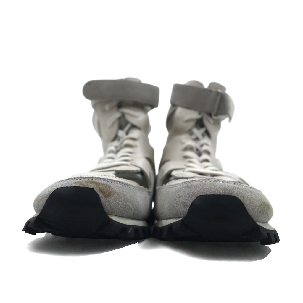 COMME des GARCONS HOMME PLUS × SPALWART Marathon High Sneakers 26cm Grigio Scamosciato High-Cut Gladiatore