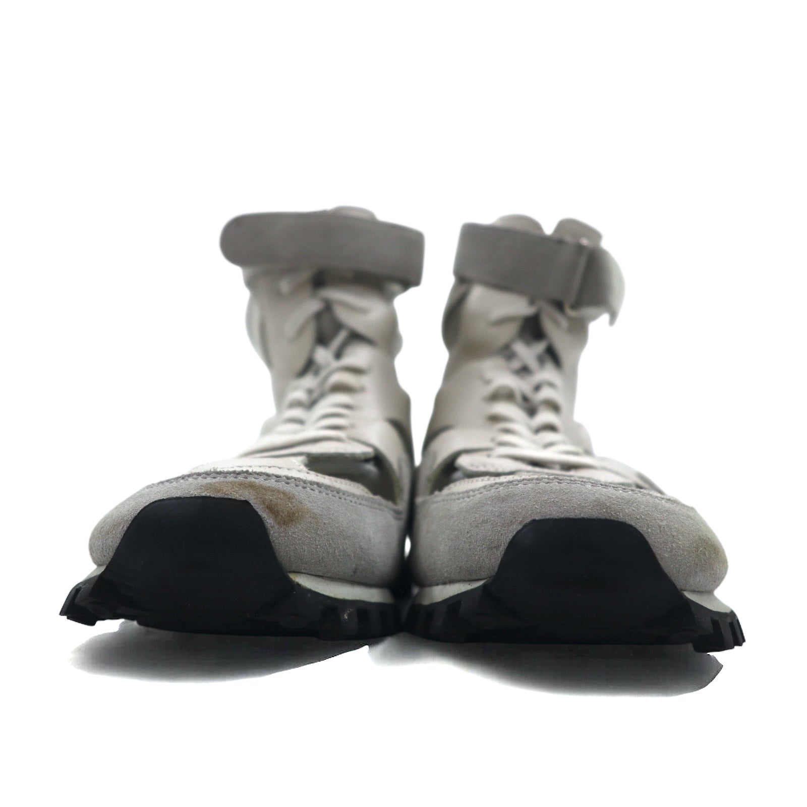 COMME des GARCONS HOMME PLUS × SPALWART Marathon High Sneakers 26cm Grigio Scamosciato High-Cut Gladiatore