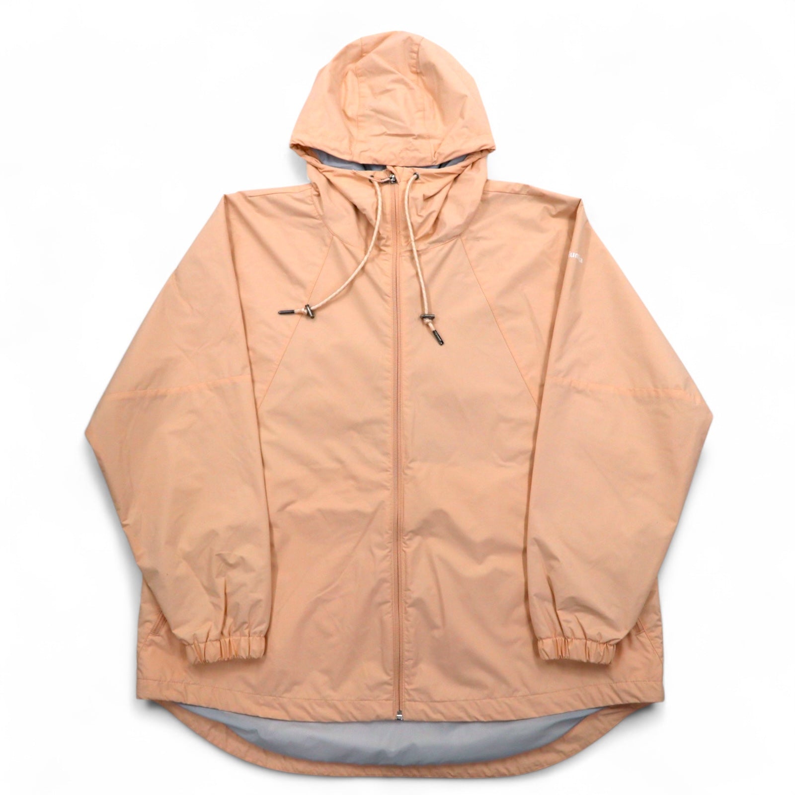 Giacca Columbia Parka Mountain Parka Giacca Antipioggia L Rosa Nylon Coulisse