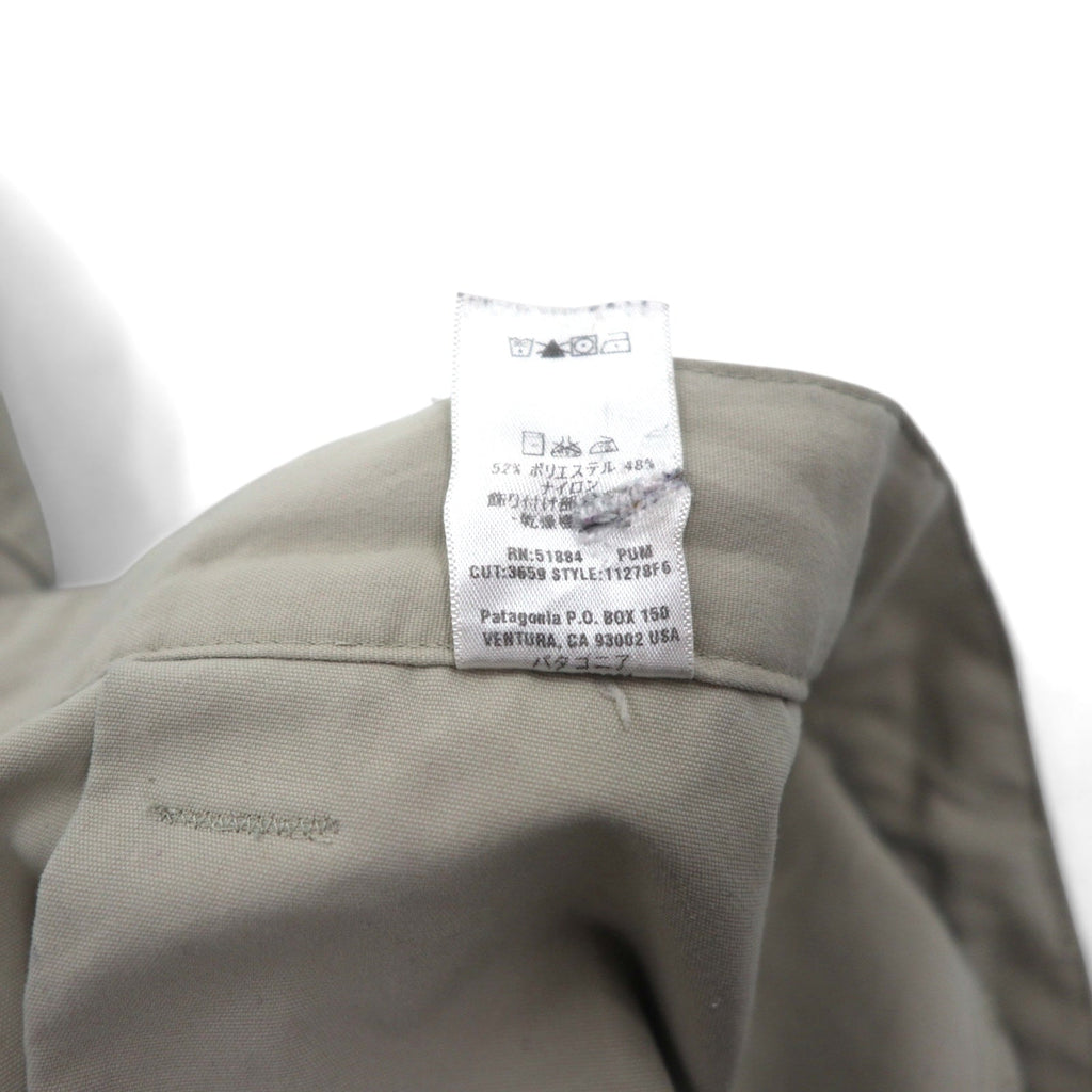 patagonia anni 2000 pantaloncini cargo corti L beige poliestere 11278